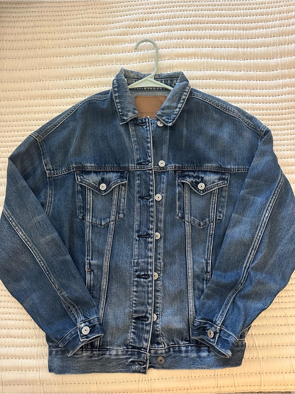 American Eagle Outfitters Blue Denim Jean Jacket